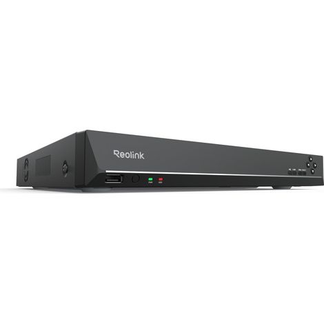Reolink NVR 36CH, Supp. 16MP/12MP/4K/5MP/4MP, 3 Slot per HDD (No HDD), Sist. Allarme O/I Integrato, Sistema di Videosorveglianza per Registrazione 24/7, Nessuna porta PoE, Switch PoE Necessario, RLN36 (1/5)