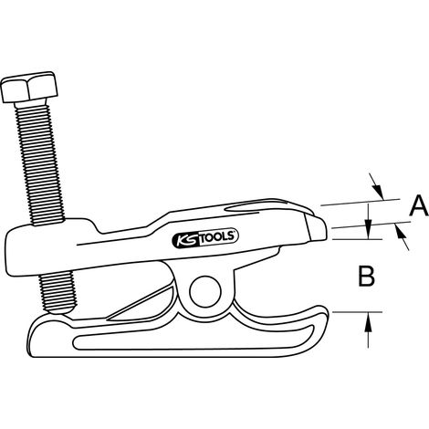 Universal-Kugelgelenk-Abzieher mechanisch, 70 mm (1/2)