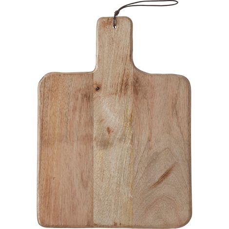 Mica Tranchierbrett Duko Quadrat Mangoholz H 1 x B 30 x T  20 cm braun Schneidebrett