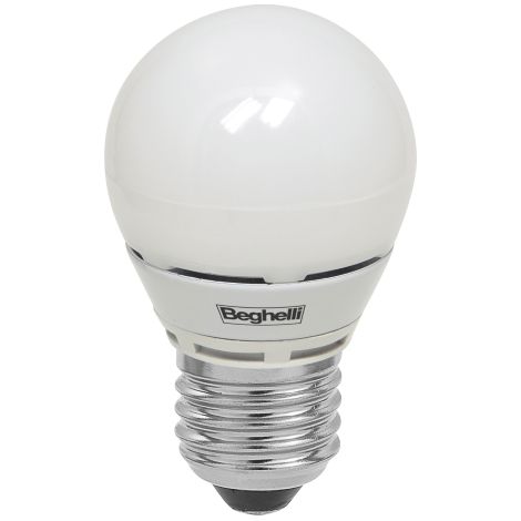Ampoule Beghelli Ecoled LED SphA re Mat 6W E27 LumiA re Blanc Chaud
