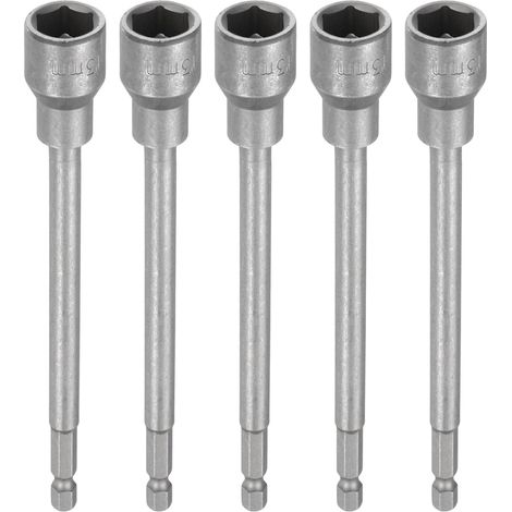 5pcs Embout De Tournevis À Douille 13mm Métrique Acier CR-V (1/5)
