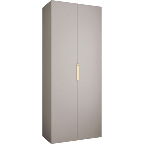 Armoire Hartford 572, Cachemire, 246x100x42cm, Portes d'armoire: Avec des charnières, Nombre d'étagères: 6 (1/5)