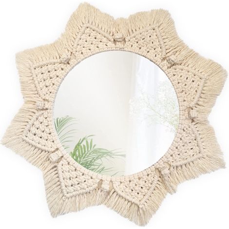 BOHO-WANDSPIEGEL 53CM 322048