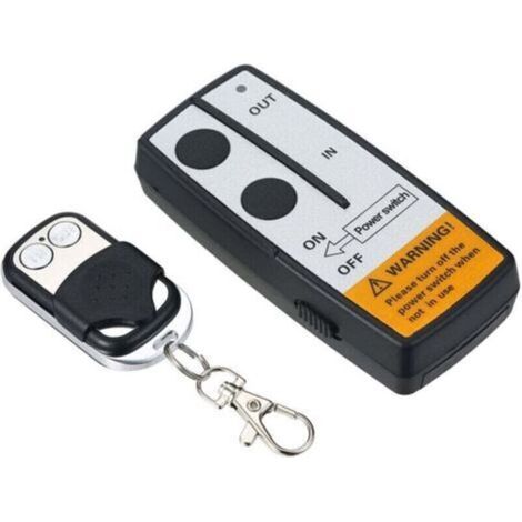 Kit de control remoto inalámbrico universal para cabrestante DC12V 15m, 2 controles remotos con luz indicadora para camión, Jeep, ATV, SUV -Crezuo