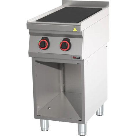 Fourneau électrique avec 2 coup de feu avec soubassement REDFOX - SPL 70/40 E - REDFOX