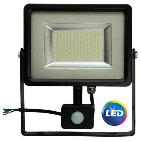 PROIETTORE A LED CON SENSORE 10W - 800Lm - 6000K