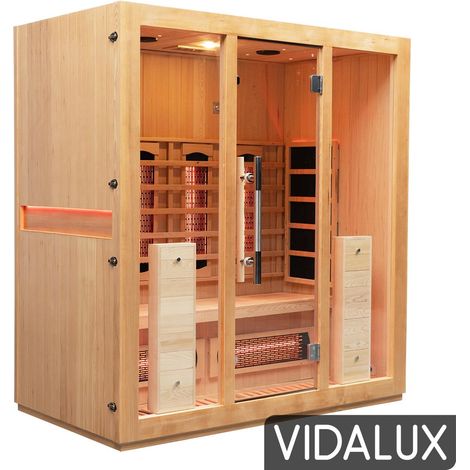 Vidalux Premier 4 Person Full Spectrum Infrared Sauna With Complete Heat