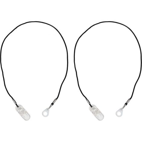 2pcs Étui Clip Porte-Appareil Auditif pour Personnes Âgées Enfants, Cordon Portable Contour d'Oreille BTE pour Jardinage Travail (1/5)
