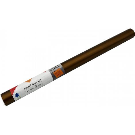 Adhésif Effet Métallisé Acier Cuivre 45cm x 1,5m (1/2)