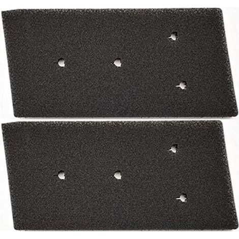 Lot de 5 filtres pour sèche-linge Bauknecht Privileg Whirlpool HX 481010716911 - Sèche-linge à pompe à chaleur - 230 x 115 x 14 mm - Filtre éponge - Séchoir à condensation (1/4)