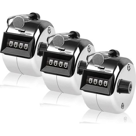 4 Digits Click Counter - Metal Manual Counter (1/4)