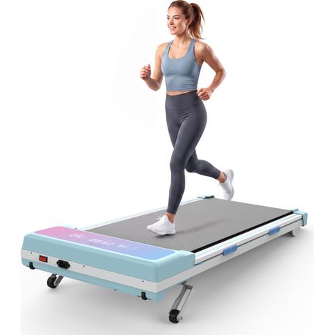 Tapis roulant OKWISH 3,5 HP con inclinazione automatica 15%, Bluetooth e telecomando blu (1/5)