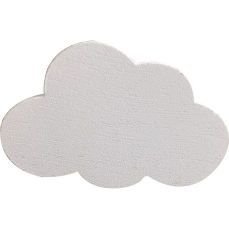 1 Crochet Nuage Décoration Murale Accessoire Photo Chambre Enfant Salon Blanc (1/5)