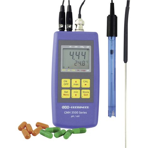 Greisinger GMH 3511 Set Kombi-Messgerät  pH-Wert, Redox (ORP), Temperatur