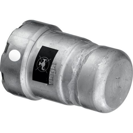 Embout avec SC Megapress S 4356 en acier de 3/4 pouce revêtu de Zn-Ni.