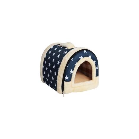 Lit fermé combiné chat et chien – Canapé-lit pliable (Taille M), Antidérapant – Doux et confortable – Idéal pour l'hiver (1/5)