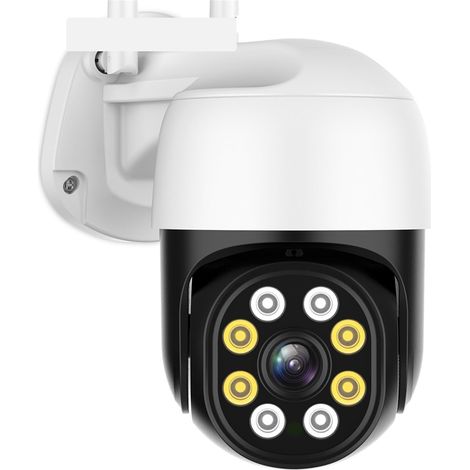 Caméra de sécurité à Domicile 4K 8MP HD caméra IP caméra de sécurité sans Fil Suivi Automatique extérieur caméra PTZ H.265 5MP 1080P Surveillance vidéo P2P(1080P with 64G SD) (1/5)