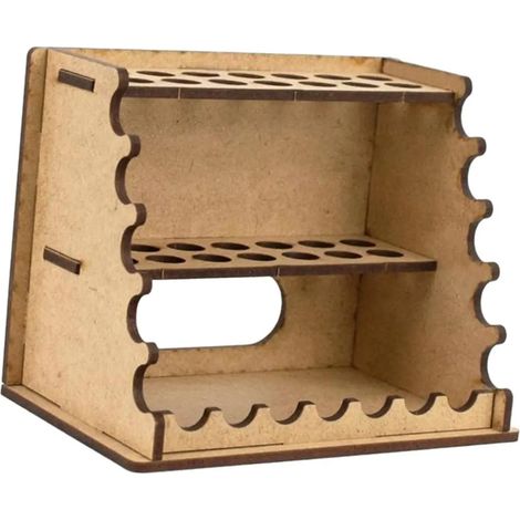 Portepinceaux en bois organisateur (1/5)