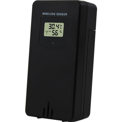 Capteur température & humidité numérique intérieur/extérieur – Station météo avec écran LCD, précision élevée, alimentation USB
