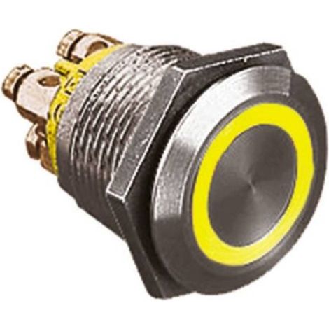 Pulsante antivandalo 24 V/DC 0.05 A 1x Off / (On) Bulgin IP66 1 pz. (1/2)