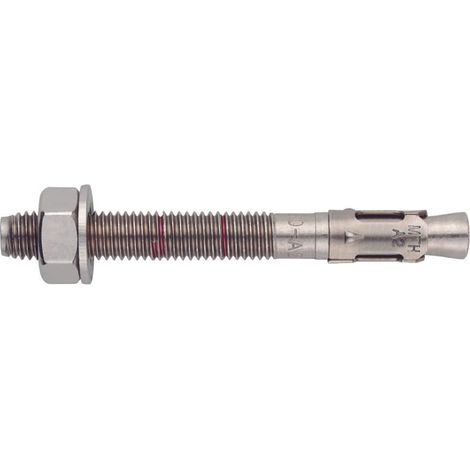 Ancorante maschio ad alta resistenza per calcestruzzo non fessurato -asta in acciaio inox A2 - rondella in acciaio inox A2 M12 x 75 Ø12 - confezione da 50 (1/5)