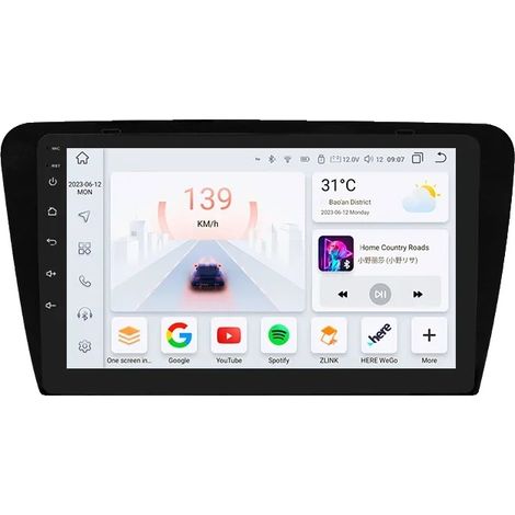 Radio para coche, pantalla de 10,33 pulgadas, CarPlay inalámbrico y Android Auto, S4 (1/2)