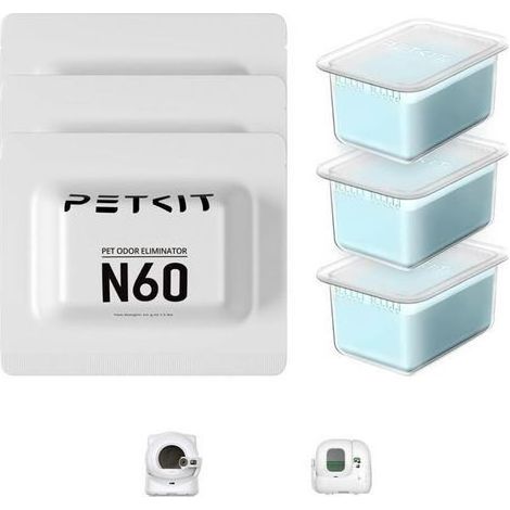 Deodorante PETKIT N60 per lettiere autopulenti Purobot Ultra e Purobot Max Pro, fragranza a lunga durata, elevata sicurezza, non irritante, utilizzo prolungato (confezione da 3) (1/5)