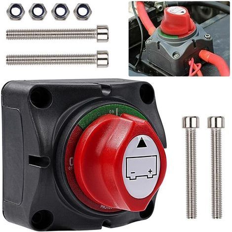Interrupteur Sectionneur Batterie 12V 48V 275A Coupe Circuit pour Voiture Bateau Camion Tracteur (1/3)