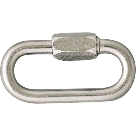 CHAPUIS - Maillon joncton acier zingué pour chaîne Ø6mm 400kg bl1