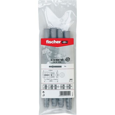 Fischer  4x  Taco  S  14  ROE  185  B  Bolsa  -  092450