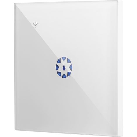 Panneau de commande tactile intelligent haute puissance WiFi avec commande vocale intégrée, compatible UE 95-250V (blanc)