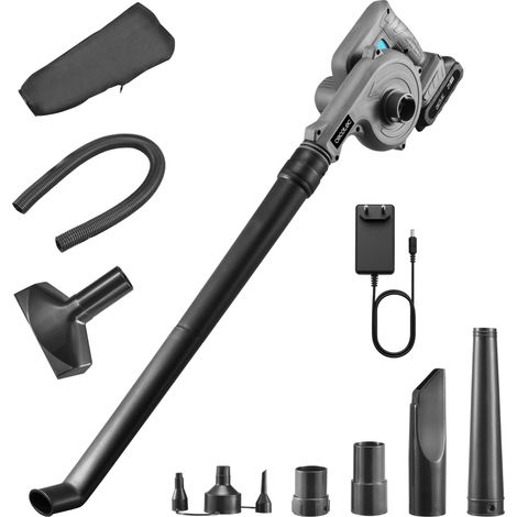 Cecotec Soplador de Hojas a BaterÌa 21V Airforce 2120 FreeMove. Velocidad hasta 200km/h, Ligero