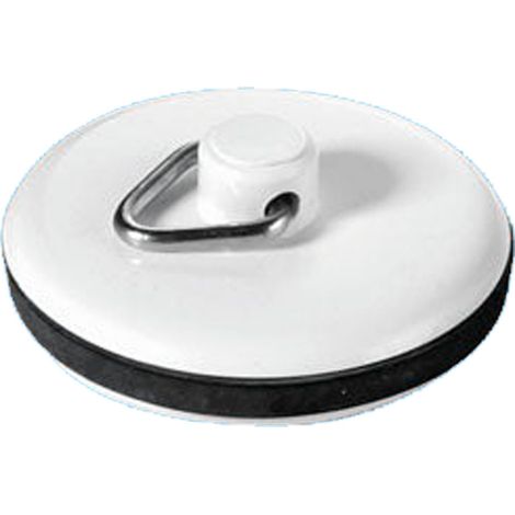 McAlpine WP1T 1½" White Plastic Plug with Rubber Seal& Test (1/2)