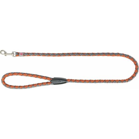 Correa para Perro Trixie Cavo Naranja Grafito S/M 1 m (1/2)