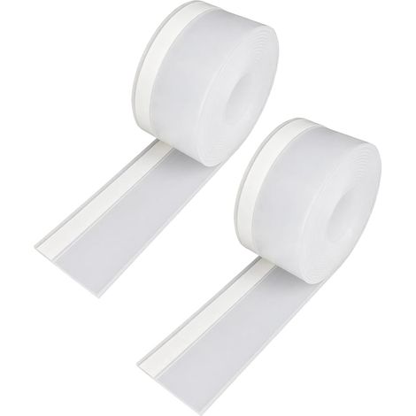 2 x 5 m 35 mm Wide Adhesive Door Sealing Tape for Doors and Windows, Bottom of the Door Anti Cold and Anti Draught, Insulation Self-Adhesive Sealing Strip (1/5)