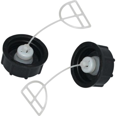 2 Bouchon de réservoir,Plastique Noir,Diamètre 3,5x5cm,Moteur GX25 GX35 139,Jardin Agriculture (1/5)