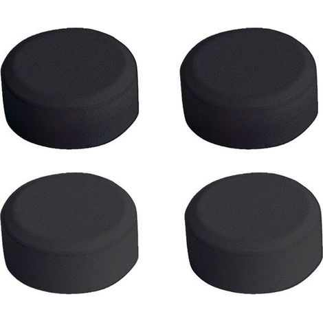 Schwarze runde Spiegelhalterungen Sans marque