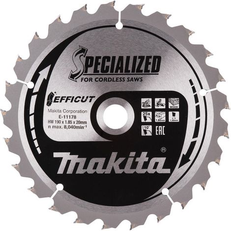 Makita - Disco de sierra para madera 260x30 mm, 45 dientes B-64630