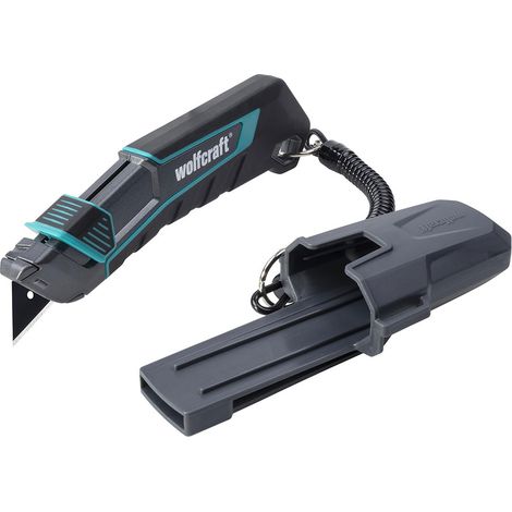 Sicherheitsmesser mit Scheide und Umhängeband