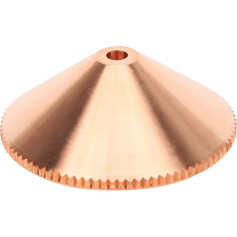 Einlagige Messing-Laserdüse für CO2- und Faserschneidmaschinen, Ø 1,8/2,0/2,5/3,0 mm, einteilig, 2,5 mm. (1/5)