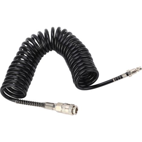 Tuyau d'air en spirale résistant à la pression, durable, flexible et léger, pour voiture et moto, 5 mètres (1/5)