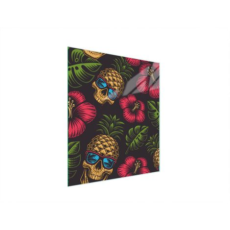 PLANCHE À DÉCOUPER EN VERRE 45x52 ANANAS (1/5)