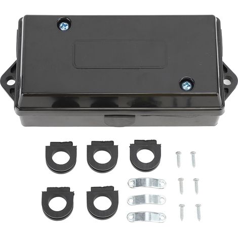 Boîte de jonction de remorque électrique à 7 voies, connecteur de fil de gang résistant aux intempéries pour camping-car, bateau, lumière (1/5)