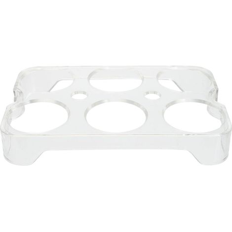 Cartouches à œufs pour réfrigérateur (paquet de 6) - Cartouches en plastique PP durable - Compactes et réutilisables, elles permettent un gain de place dans la cuisine et sur le plan de travail. (1/5)