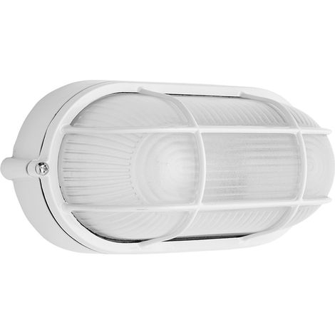 Plafon Industrial Oval Blanco. (1/5)