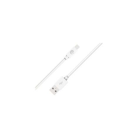 BBCCable A/MFI 2.4A - 1.2m RecycledWhite BIGBEN Connected - Câble Lightning - USB mâle pour Lightning mâle - 1.2 m - blanc