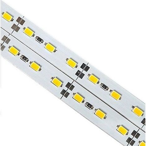 Barrette Rigide 1 Mètre Barrette Led 5630 7020 5050 13w 72 Led Chaud Froid (1/2)