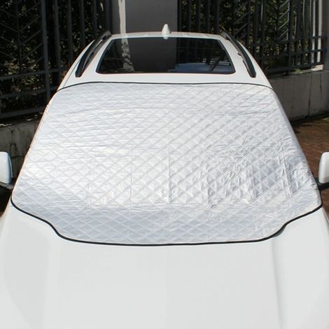 Housse de protection pour pare-brise de voiture, protection extérieure contre la pluie, la neige, le gel, le soleil, protection anti-UV, protection contre le gel, protection universelle pour toutes l (1/5)