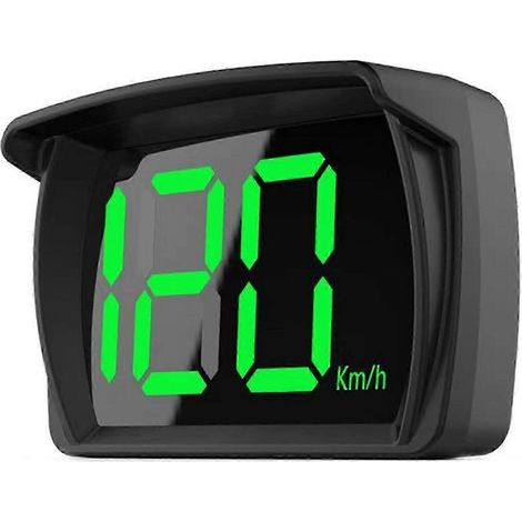 Affichage tête haute avec compteur de vitesse GPS numérique, adapté aux voitures, scooters électriques et vélos électriques. (1/4)