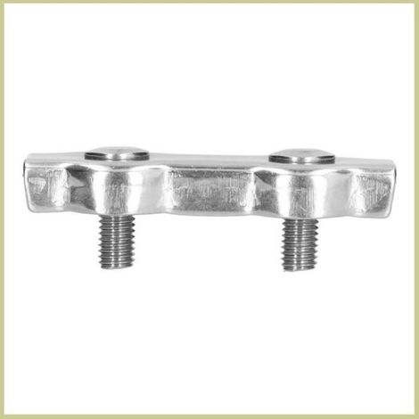 Cocosity Clips de corde métallique duplex (10 Pièces M6)Clip De Câble Métallique Duplex Dispositif De Verrouillage outillage agrafe (1/5)